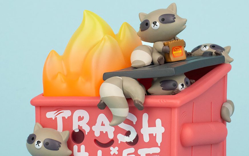 Trash Panda Dumpster Fire by 100% Soft