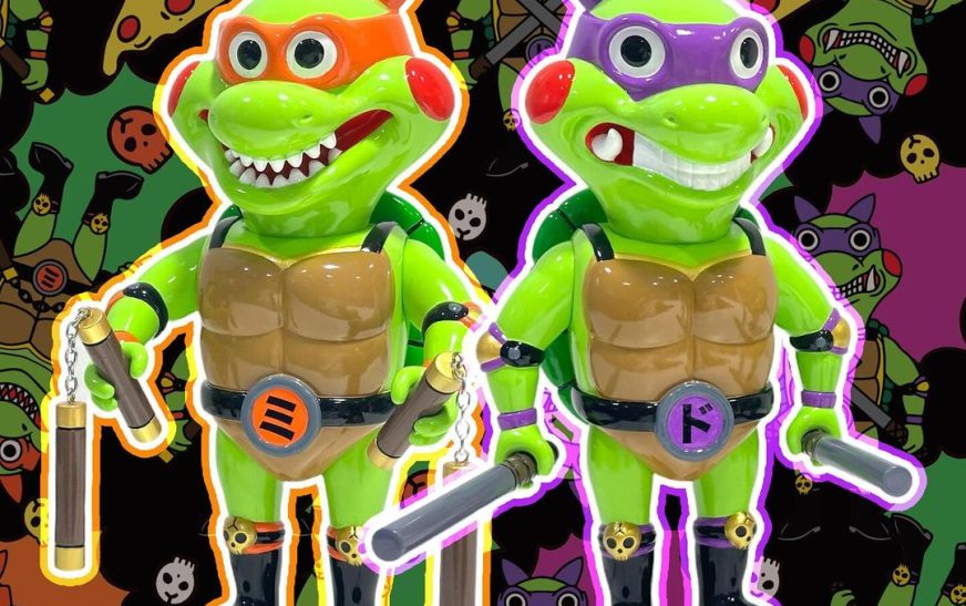 NINJA TURTLE – “MICHELANGELO” AND “DONATELLO” BY IZUMONSTER
