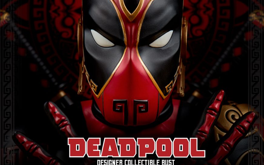 DEADPOOL DESIGNER COLLECTIBLE BUST BY JESSE HERNANDEZ x SIDESHOW