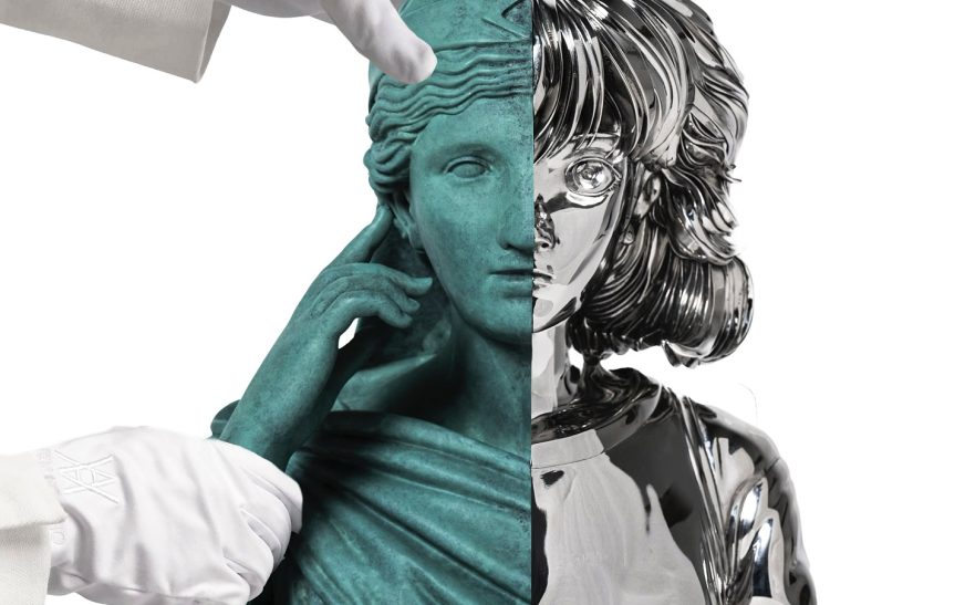 SPLIT BUST BY DANIEL ARSHAM