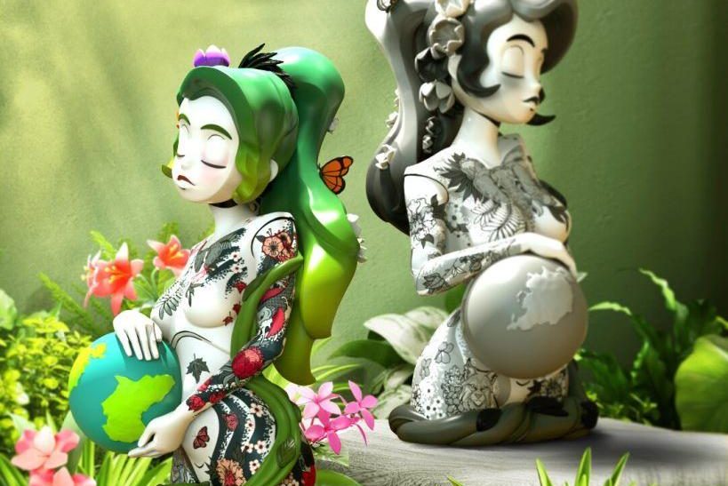 INKED STORIES: THE MOTHER OF ALL THINGS GAIA Colourised Edition BY JON PAUL KAISER x MIGHTY JAXX