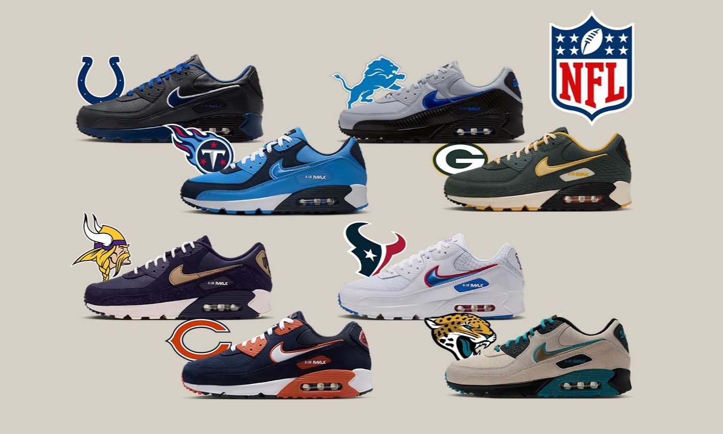 NFL x Nike Air Max 90 Rivalries Collection Set to Launch, Further Deepening Urban and Team Cultural Identity