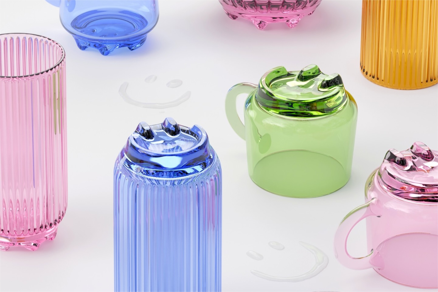 ELMTOLI GRINN Glassware: Turning Water Drops into a “Smiley Face” on Your Table
