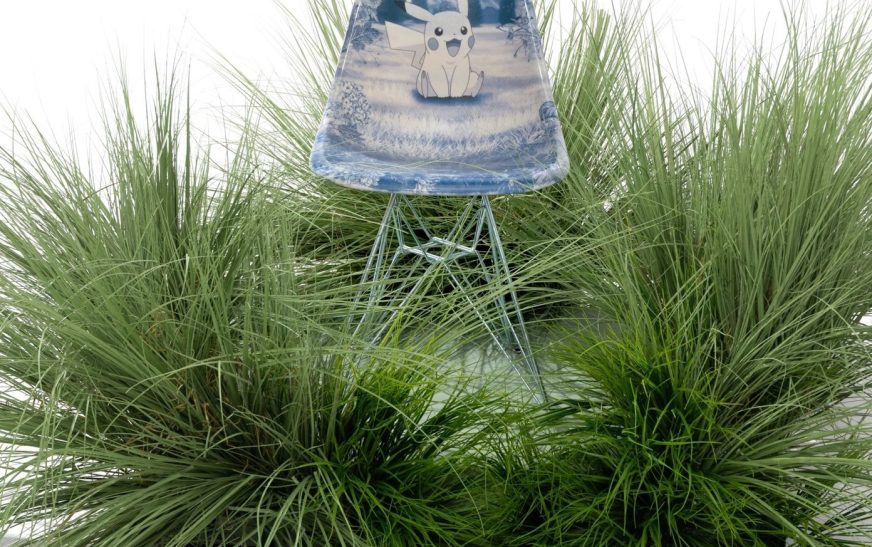 Pokémon, 100 Thieves and Modernica Unveil Co-Branded Furniture Collection: Classic Kanto Pokémon Reimagined As Blue-and-White Porcelain Style Fiberglass Chairs