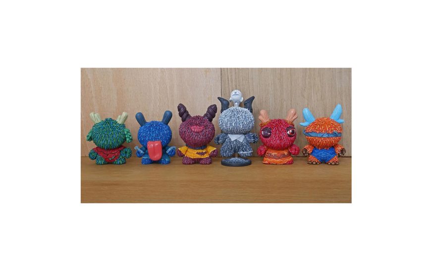 From the Same 3-Inch Dunny Grow Six Monsters: MAp-MAp’s 6 Senses Freed Series