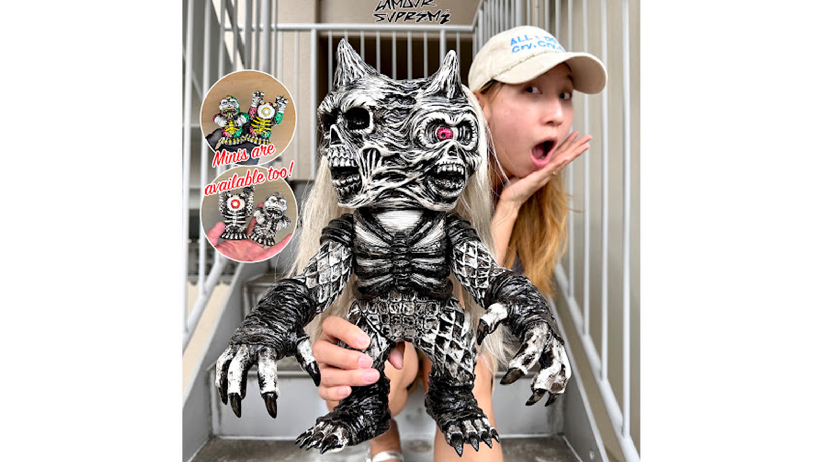 MISHKA’s Street DNA Meets Lamour Supreme’s Monster Aesthetics: GEMINI “Mono” Debuts Alongside mini BEAST and mini KONG Sofubi Raffle Launch