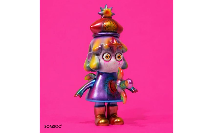 Dian’s “ANGEL UNHAPPY” Releases Max Fan Hand-Painted One-off Sofubi