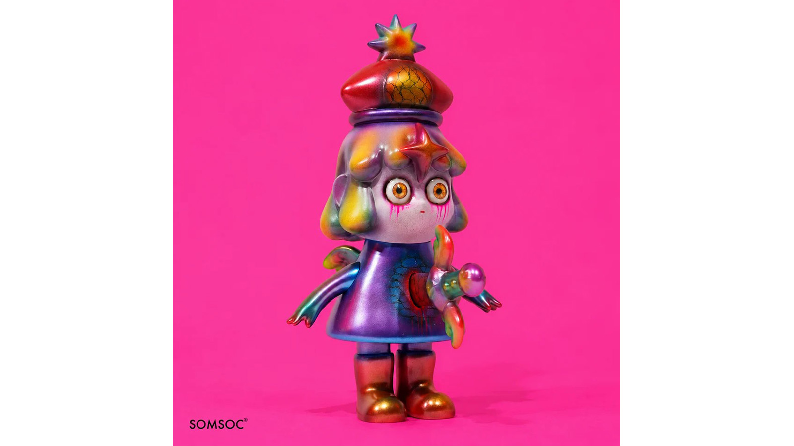 Dian’s “ANGEL UNHAPPY” Releases Max Fan Hand-Painted One-off Sofubi