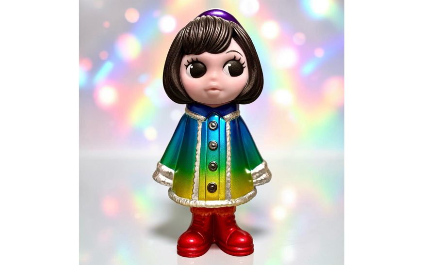Urami Tsurami Rainbow Metallic Custom Edition Debuts at Sofcon Vol.10, Creator Wishes for Flood Relief Through the Work
