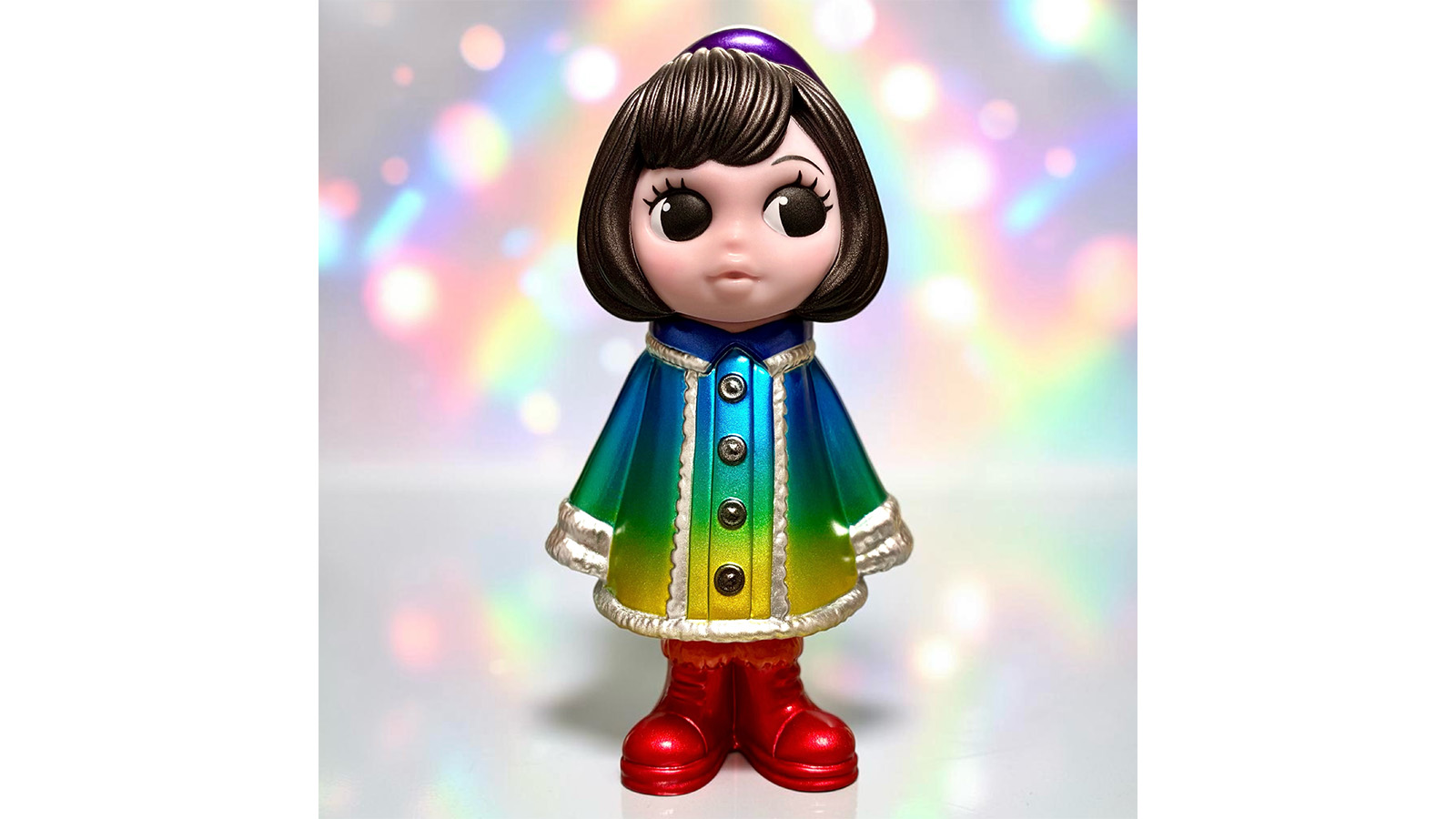 Urami Tsurami Rainbow Metallic Custom Edition Debuts at Sofcon Vol.10, Creator Wishes for Flood Relief Through the Work