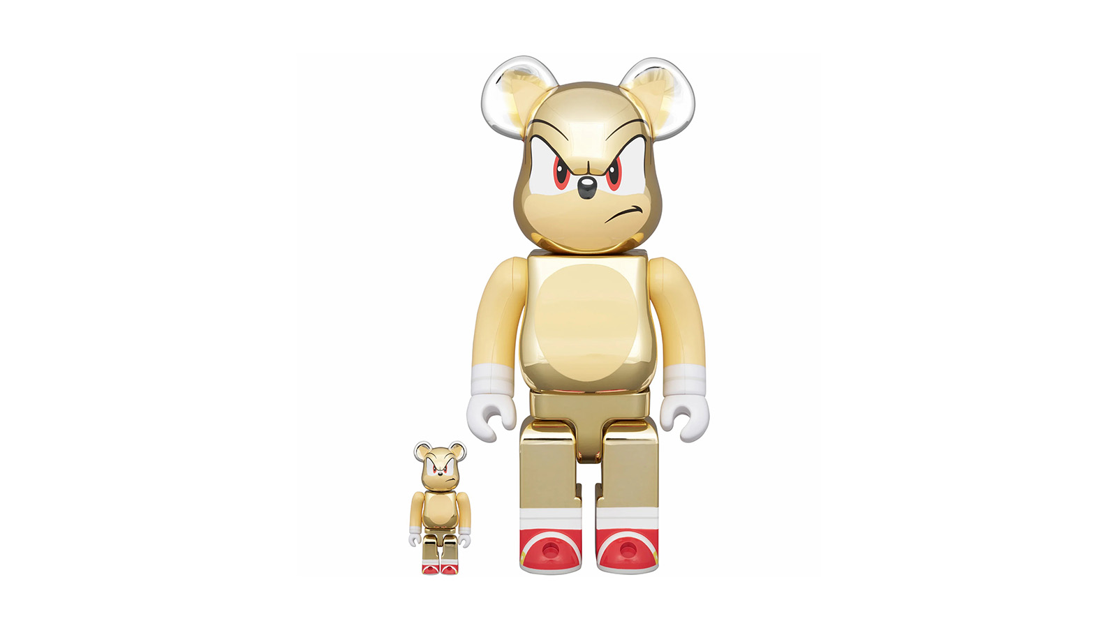 SEGA and MEDICOM TOY Release BE@RBRICK Super Sonic Chrome Ver., Exclusive to SEGA Stores